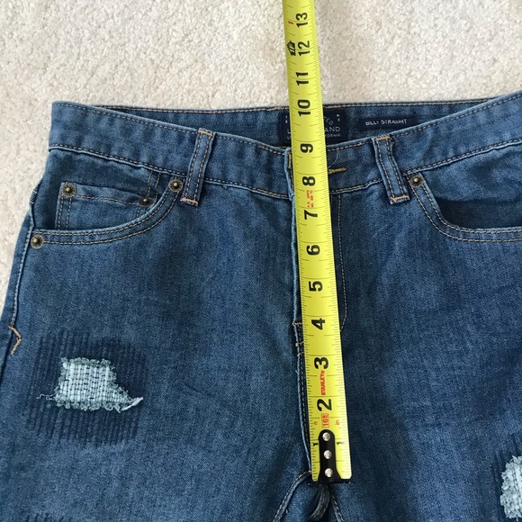 Lucky Brand Boys Billy Straight Jeans with Patches - Picture 10 of 11